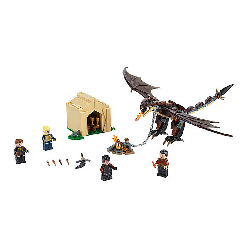 LEGO Конструктор Строительные блоки для Турнира Трёх Волшебников с Венгерским драконом – фото 1