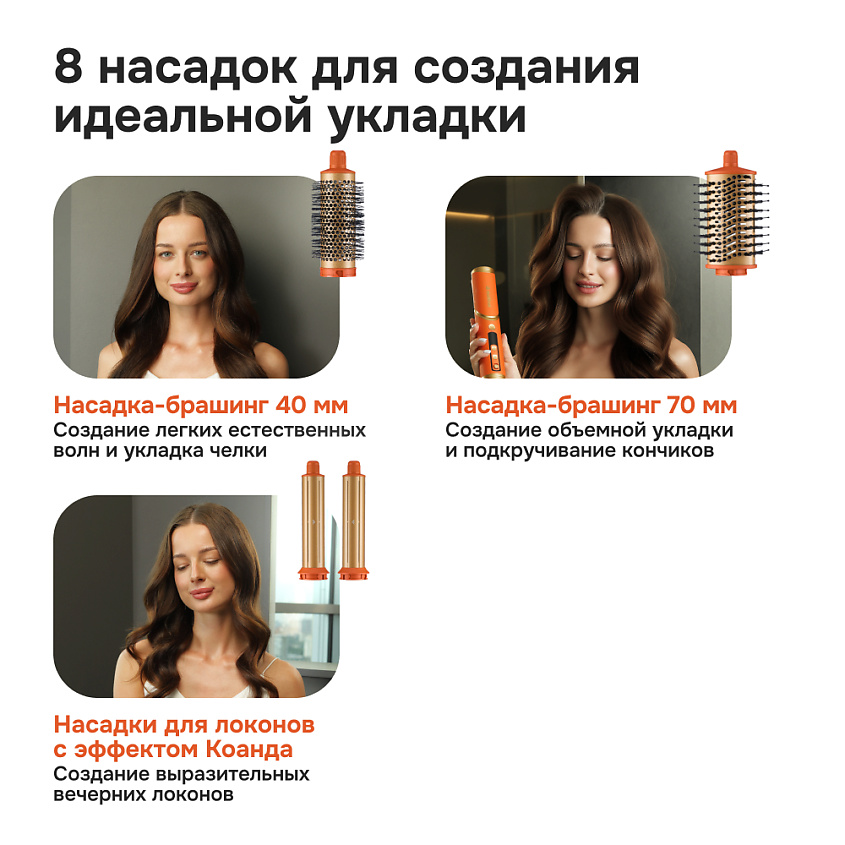 MULTINEL Профессиональный мультистайлер для волос StyleMaster 8в1 – фото 4