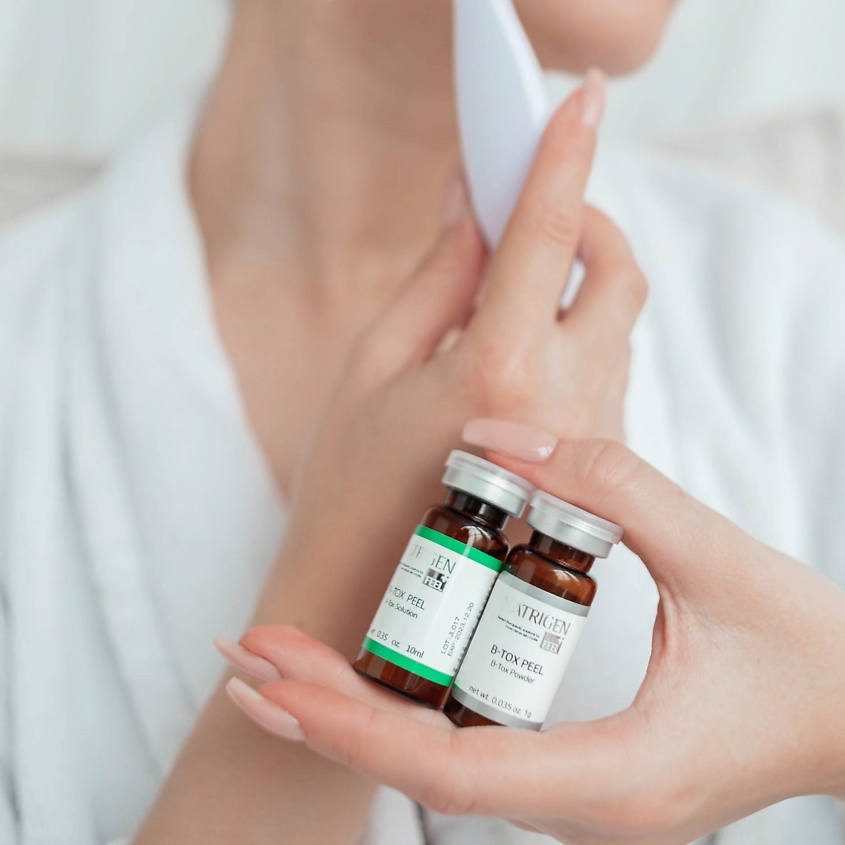 MATRIGEN Ампулы с эффектом ботокса и пилинга B-TOX PEEL Powder & Solution – фото 4