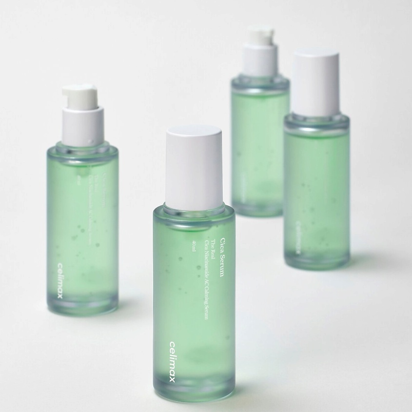 CELIMAX Успокаивающая сыворотка с ниацинамидом и центеллой The Real Cica Serum – фото 5