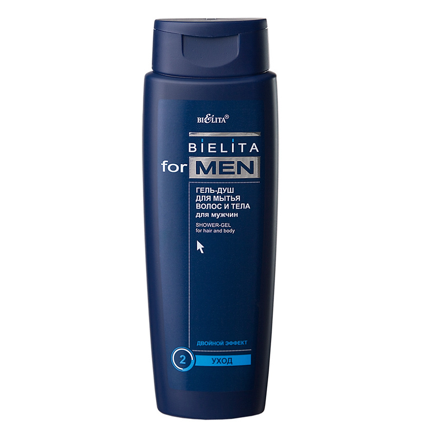 БЕЛИТА Гель для душа мужской для мытья волос и тела For Men – фото 2
