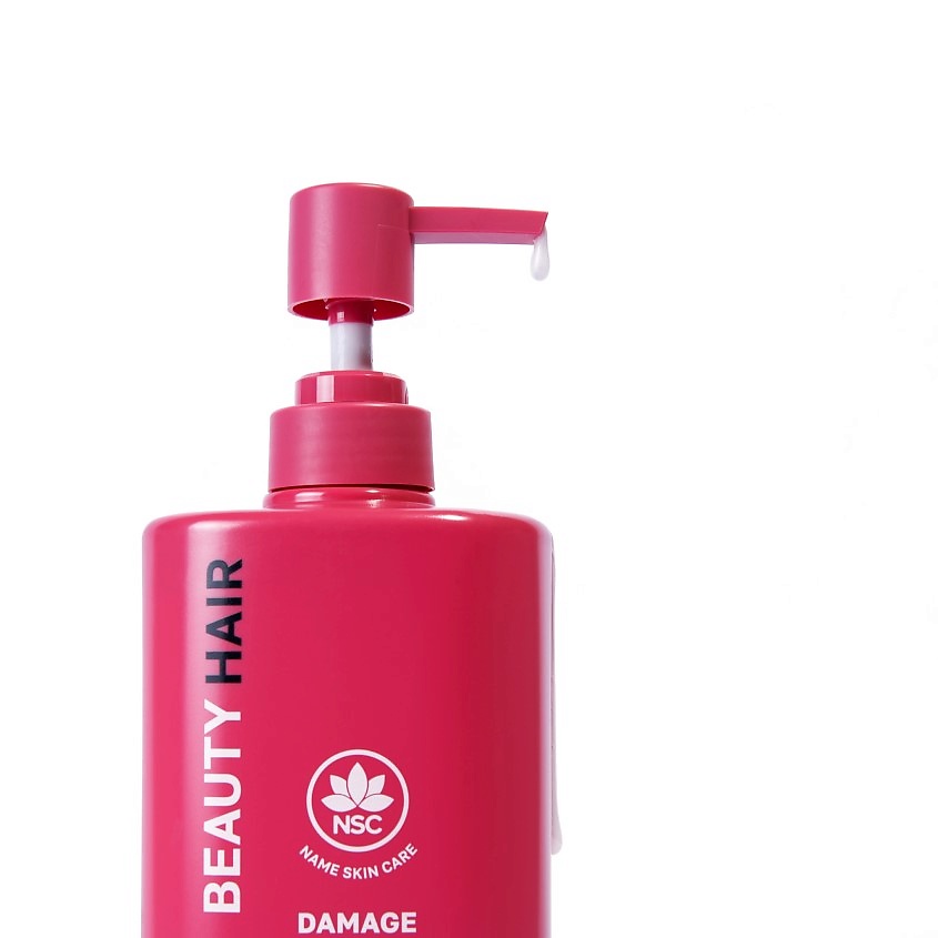 NAME SKIN CARE Шампунь восстанавливающий для поврежденных волос BEAUTY HAIR, 1000 мл – фото 3