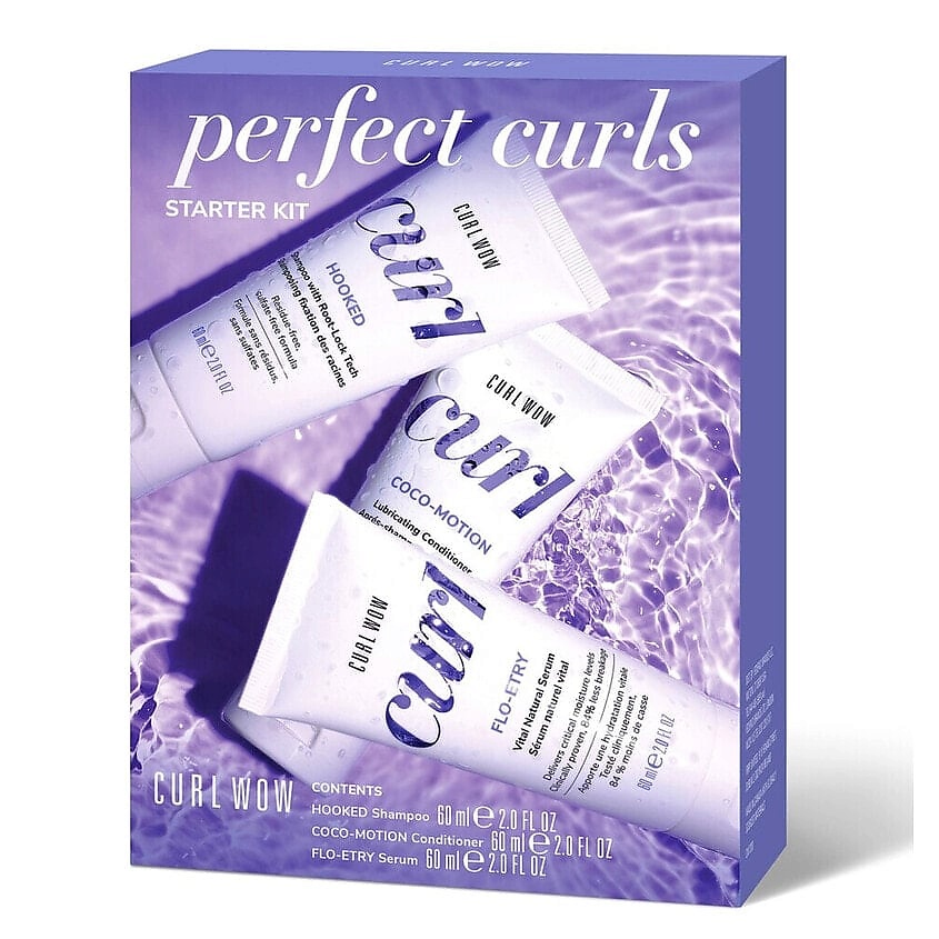 COLOR WOW Набор для волос Perfect Curls Starter Шампунь+Кондиционер+сыворотка – фото 3