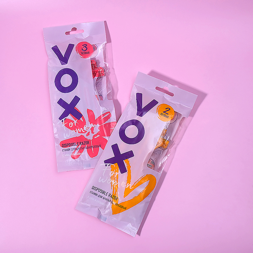 VOX Станок для бритья одноразовый FOR WOMEN 2 лезвия – фото 7