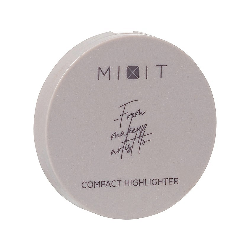 MIXIT Хайлайтер для лица COMPACT HIGHLIGHTER компактный – фото 3