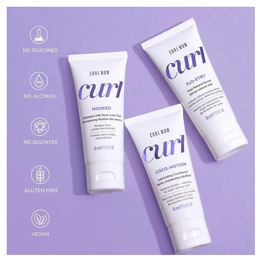 COLOR WOW Набор для волос Perfect Curls Starter Шампунь+Кондиционер+сыворотка – фото 8
