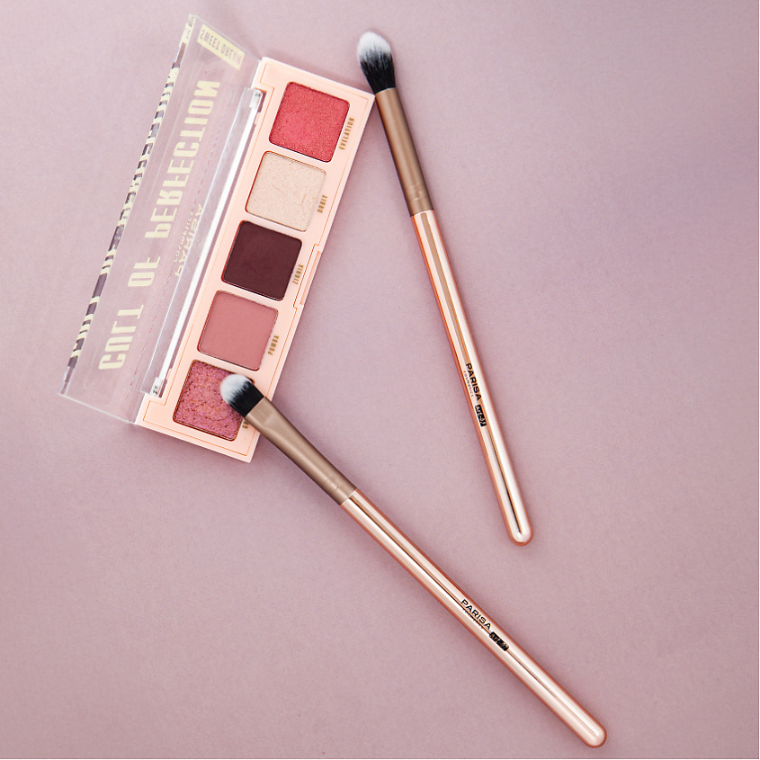 PARISA COSMETICS Кисть art-08 широкая для нанесения теней – фото 5