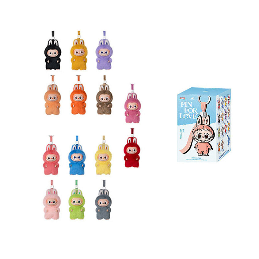 POP MART Плюшевая подвеска Pin For Love POP MART The Monsters LABUBU 4.0 – фото 2
