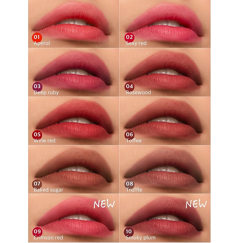 LUXVISAGE Тинт для губ с гиалуроновым комплексом LIP TINT AQUA GEL – фото 5