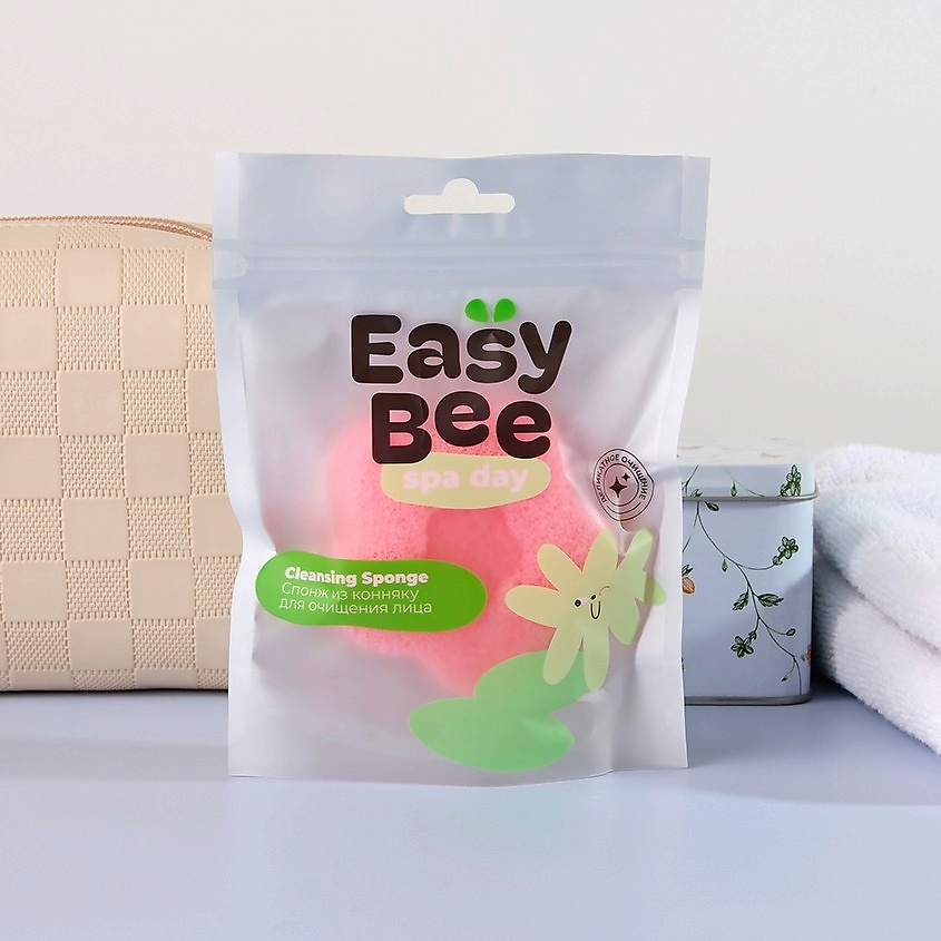 EASYBEE Спонж из конняку SPA DAY – фото 4