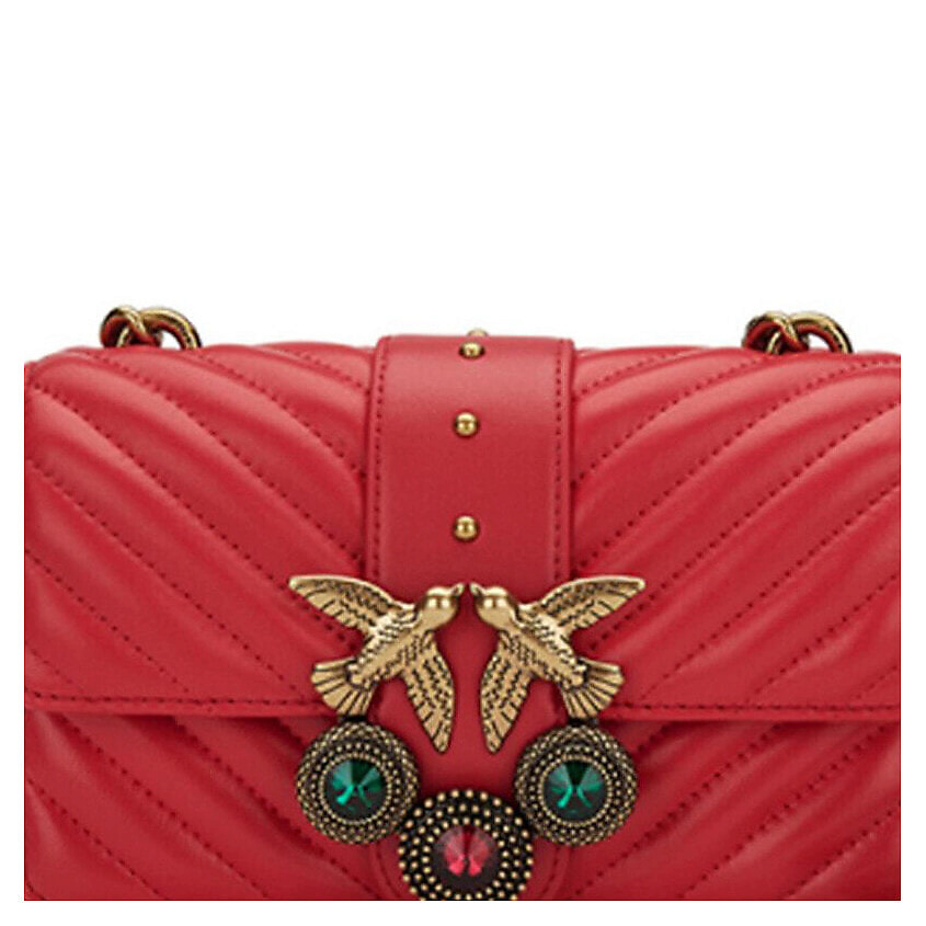 PINKO Сумка Leather Swift Bag Shoulder Bag Crossbody Bag – фото 3