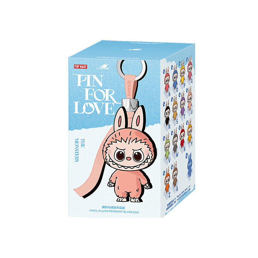 POP MART Плюшевая подвеска Pin For Love POP MART The Monsters LABUBU 4.0 – фото 3