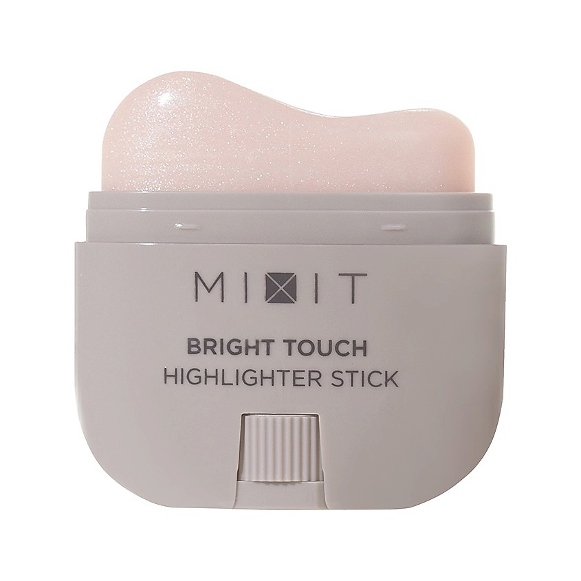 MIXIT Хайлайтер для лица BRIGHT TOUCH в стике с рельефной текстурой – фото 2