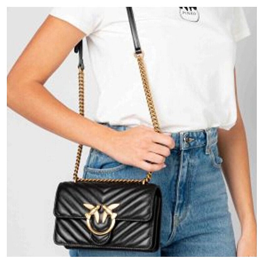 PINKO Сумка Sheepskin Shoulder Bag Crossbody Bag ( Box) – фото 6