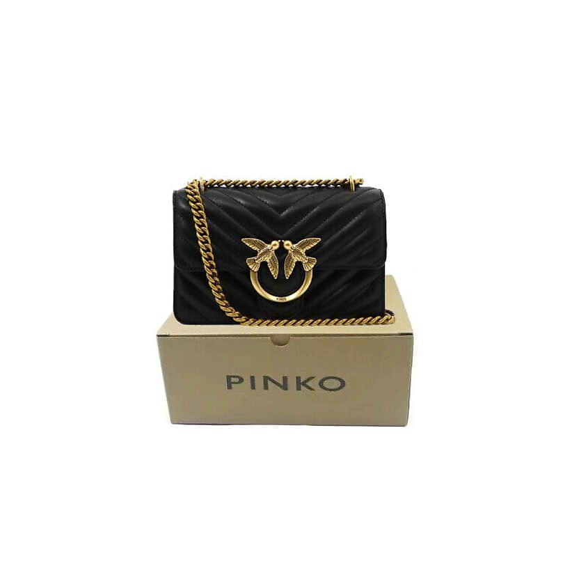 PINKO Сумка Sheepskin Shoulder Bag Crossbody Bag ( Box) – фото 5