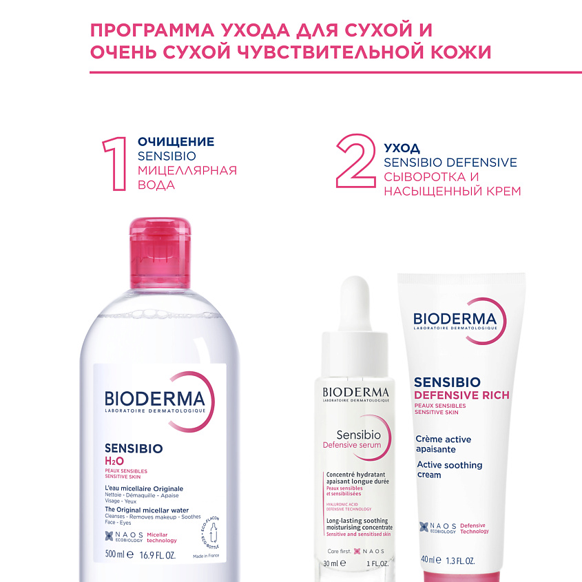 BIODERMA Насыщенный увлажняющий крем для чувствительной кожи лица Sensibio Defensive – фото 6
