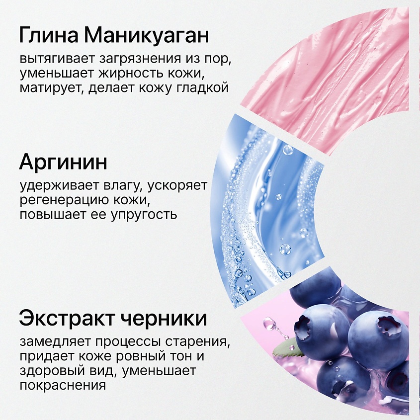 GRACE AND STELLA Антивозрастная пузырьковая маска с глиной – фото 6