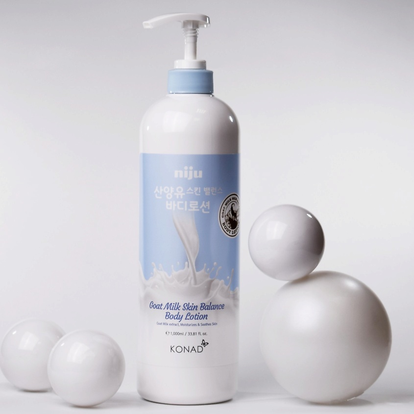 KONAD Niju Goat Milk Skin Balance Body Lotion Лосьон для тела с козьим молоком – фото 3