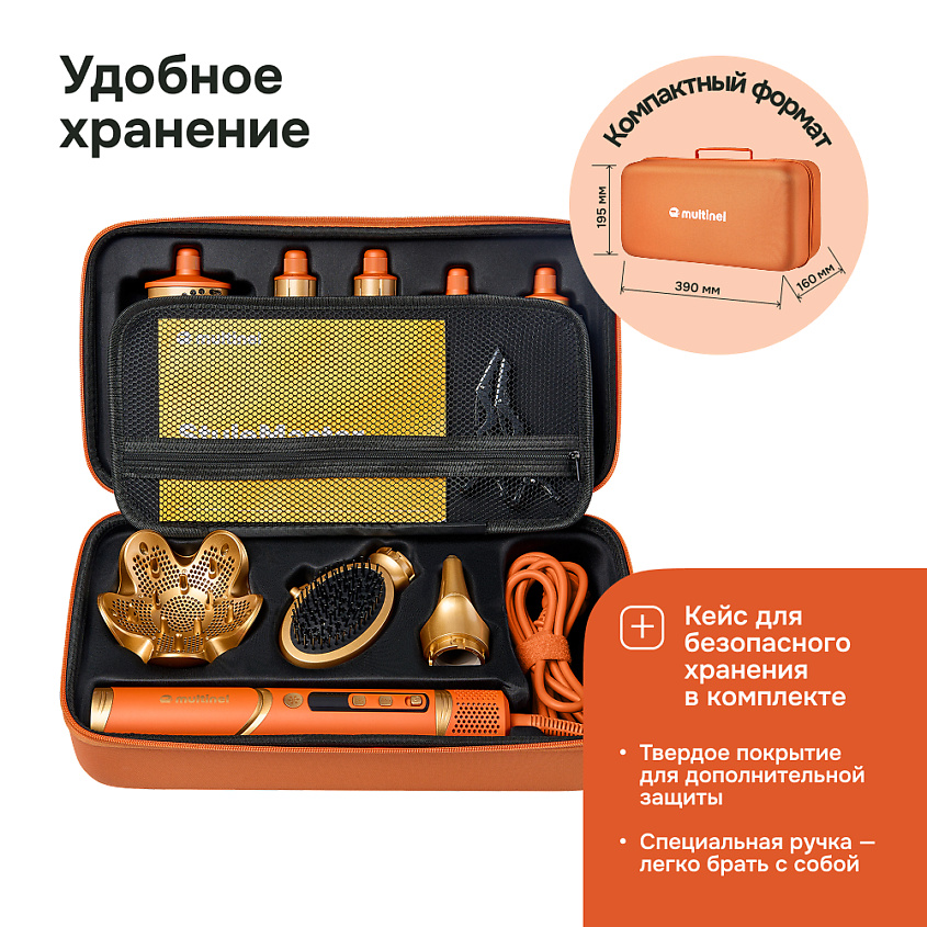 MULTINEL Профессиональный мультистайлер для волос StyleMaster 8в1 – фото 6