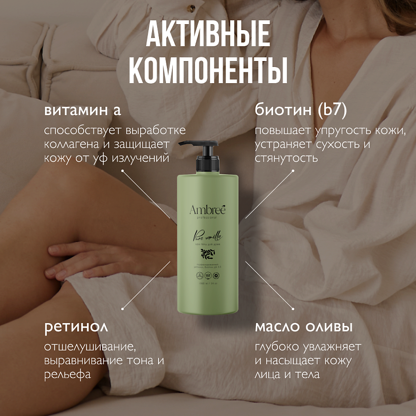 AMBREE Professional Подарочный набор Шампунь для волос + Бальзам для волос + Гель для душа – фото 5