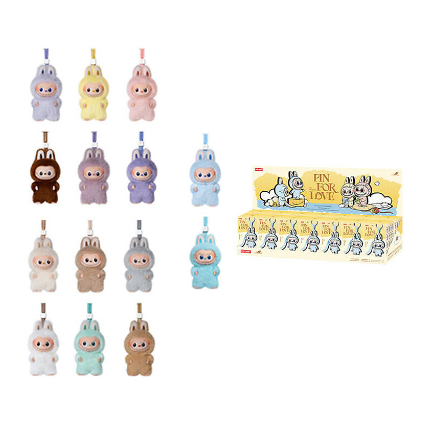 POP MART Плюшевая подвеска Pin For Love POP MART The Monsters LABUBU 4.0 – фото 4