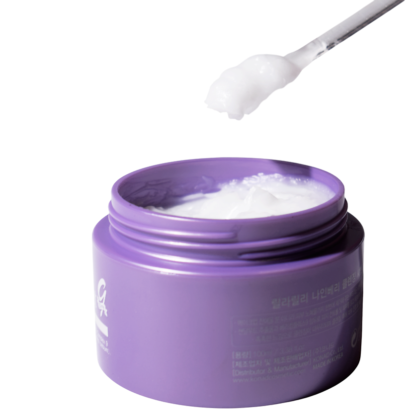 KONAD LILA LILY Cleansing Sherbet Щербет для снятия макияжа и очищения кожи лица – фото 3