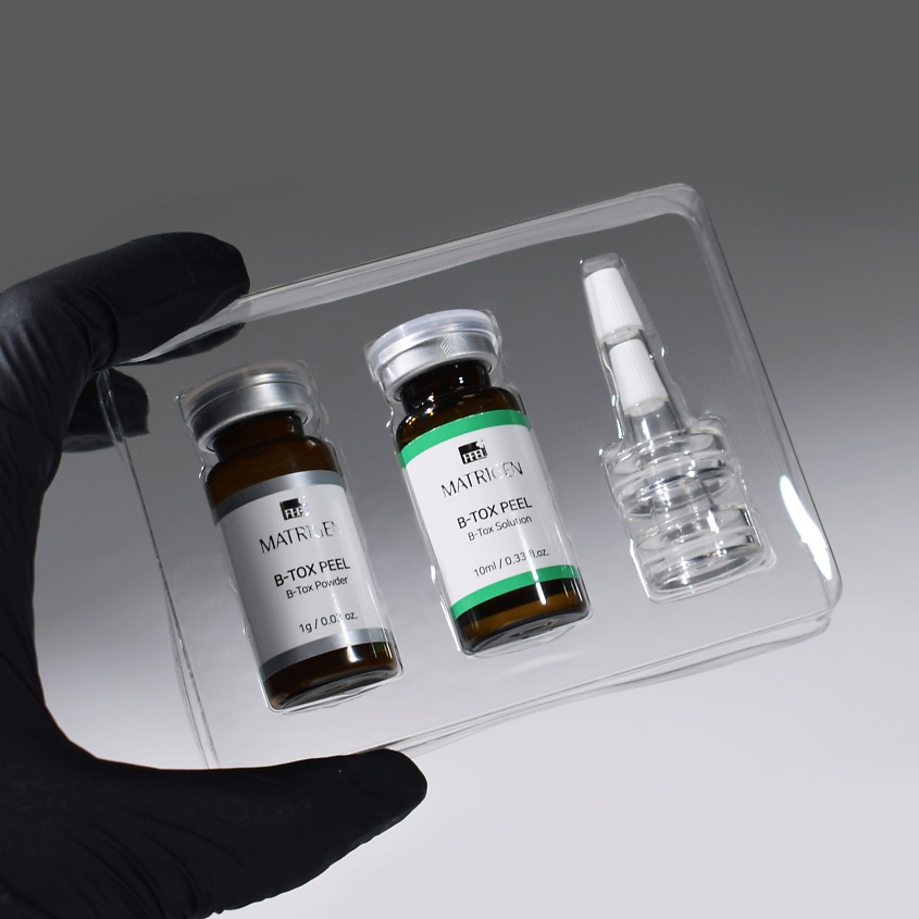MATRIGEN Ампулы с эффектом ботокса и пилинга B-TOX PEEL Powder & Solution – фото 3