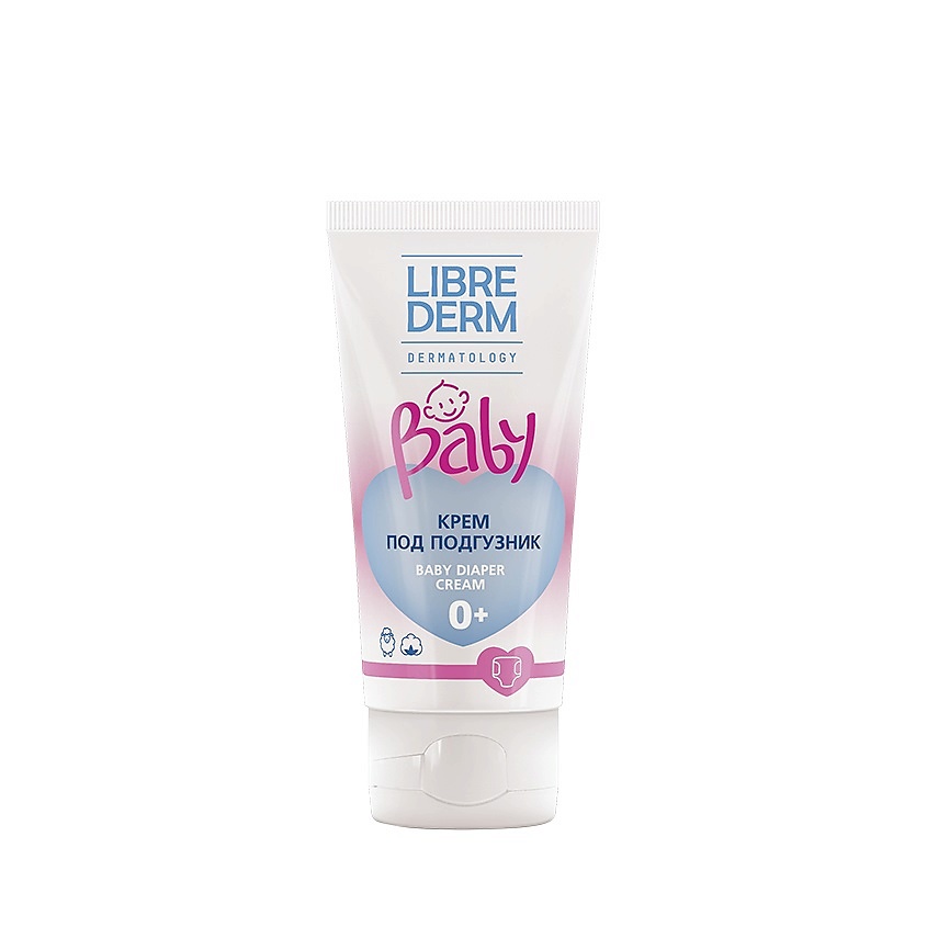 LIBREDERM Крем под подгузник с ланолином и экстрактом хлопка Baby Diaper Cream – фото 2
