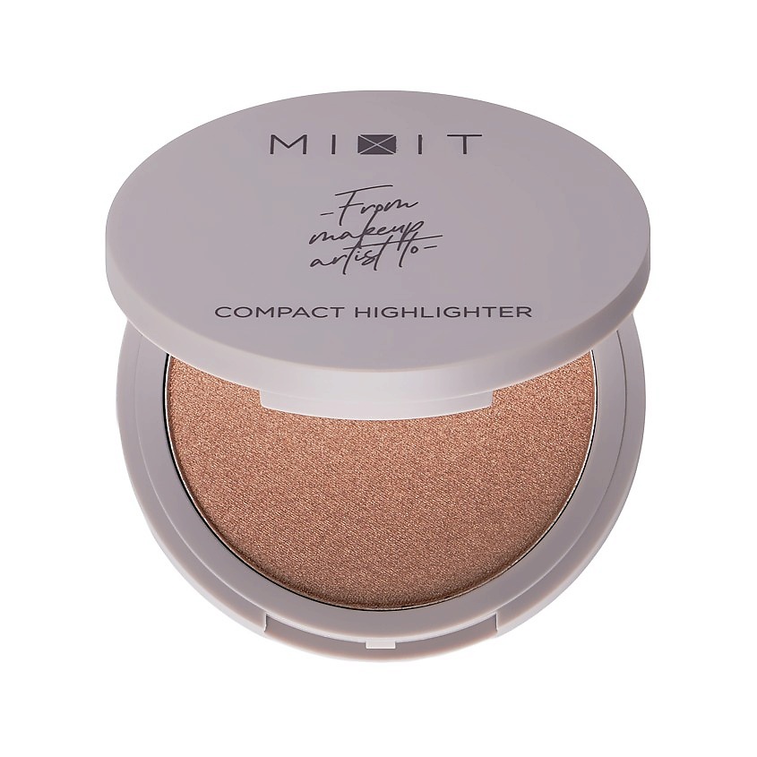 MIXIT Хайлайтер для лица COMPACT HIGHLIGHTER компактный – фото 1