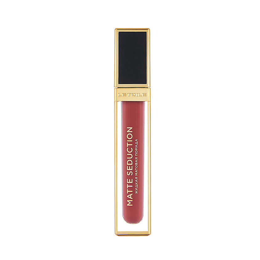ЛЭТУАЛЬ Жидкая матовая помада Matte Seduction, 010 Maroon, 6 мл – фото 1