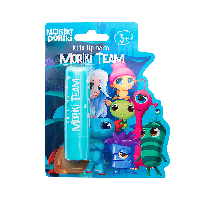 MORIKI DORIKI Детский бальзам для губ Moriki Team с ароматом кокоса – фото 2