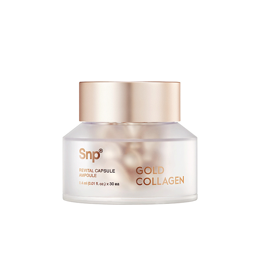 SNP Сыворотка в капсулах для лица Gold Collagen – фото 1