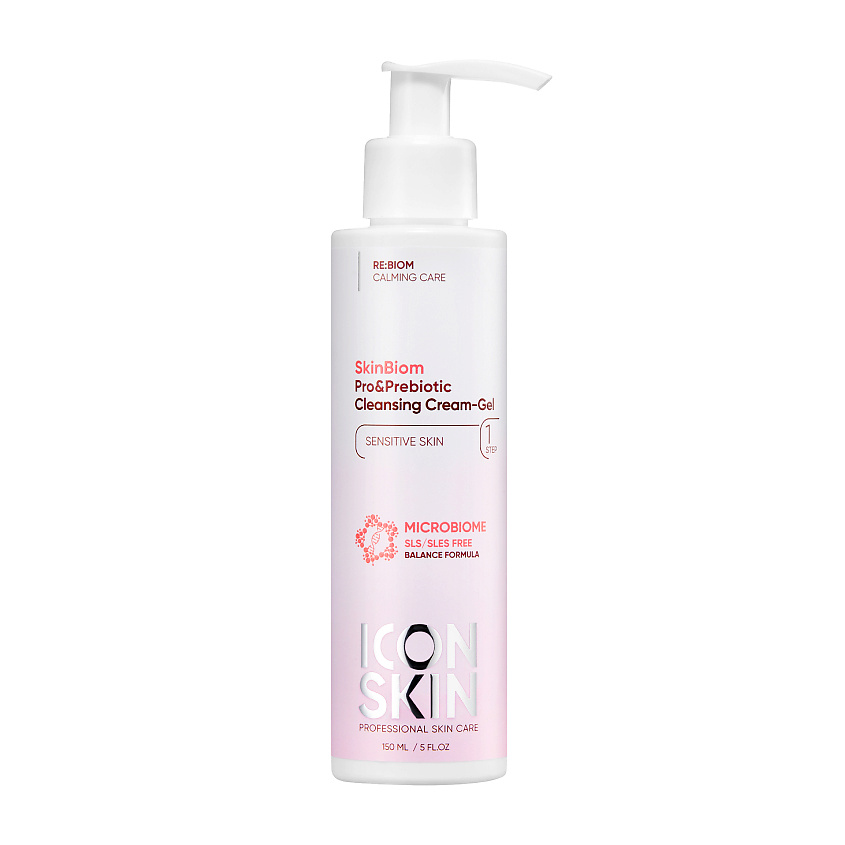 ICON SKIN Очищающий крем-гель для умывания Skinbiom Pro & Prebiotic Cleansing Cream-Gel – фото 1