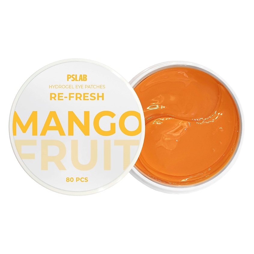 PS.LAB Патчи против следов усталости с экстрактом манго Hydrogel Eye Patches Re-Fresh Mango – фото 1