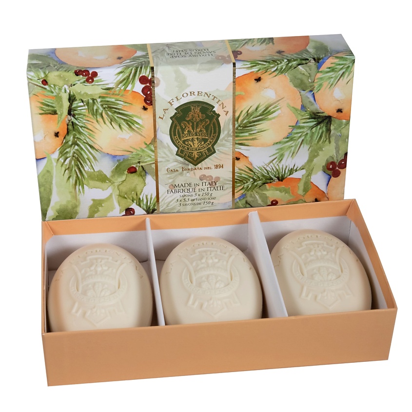 LA FLORENTINA Набор мыла Tuscany orange pine / Рыжая Тосканская сосна – фото 2