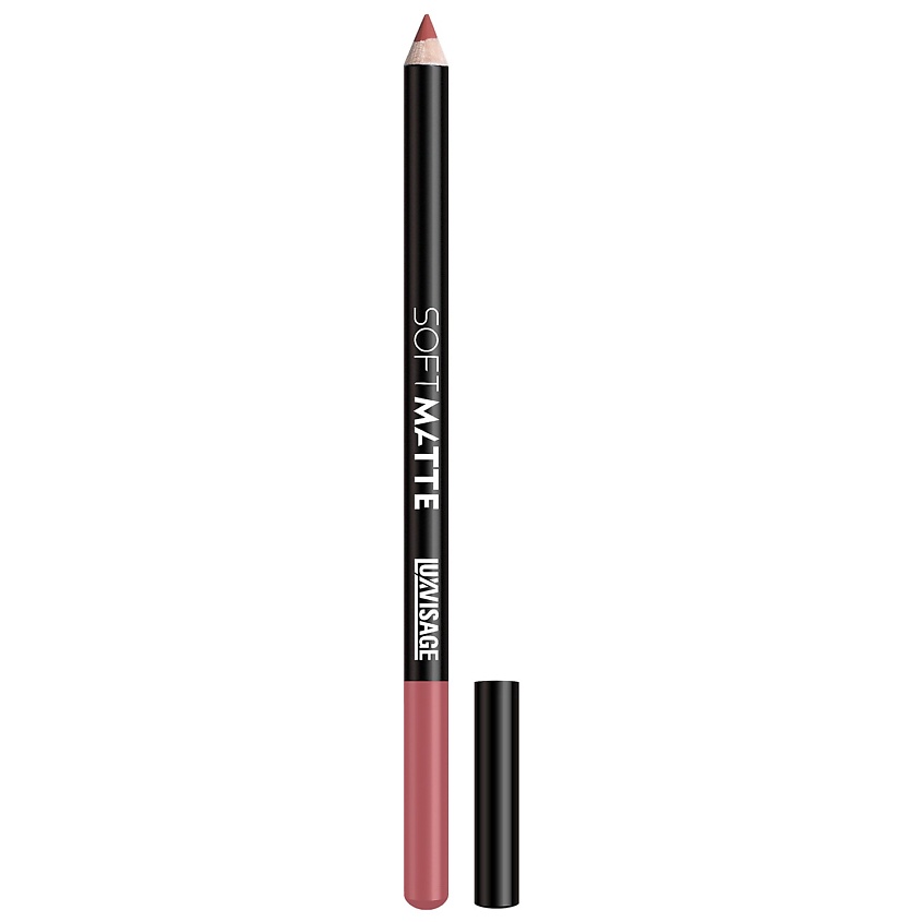 LUXVISAGE Карандаш для губ SOFT MATTE, тон 612 Natural Rose – фото 1