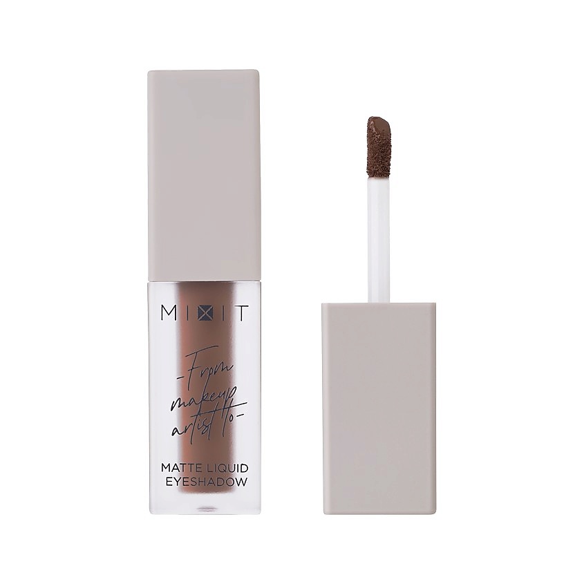 MIXIT Тени для век SPARKLE LIQUID EYESHADOW жидкие сияющие – фото 1