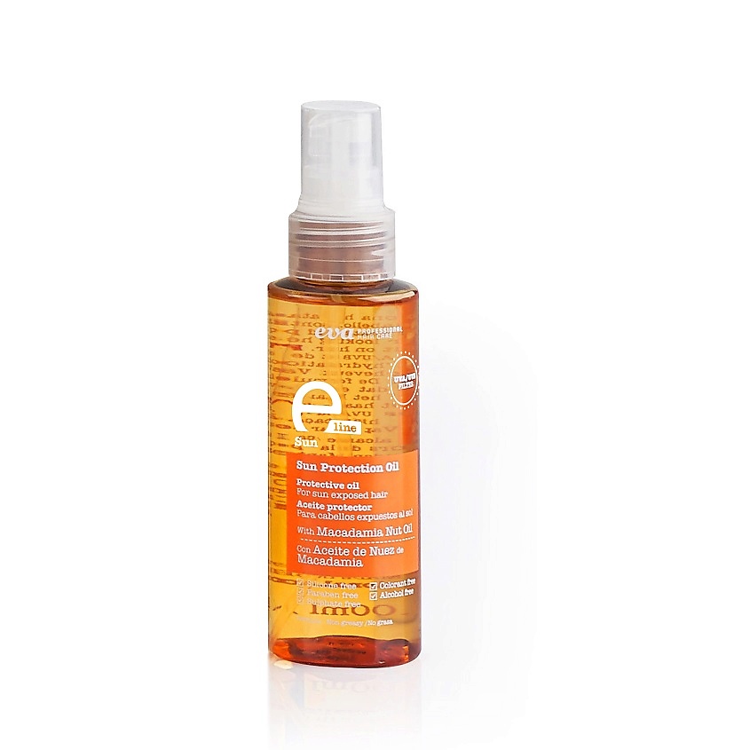 EVA PROFESSIONAL HAIR CARE Масло для волос солнцезащитное E-Line Sun – фото 2