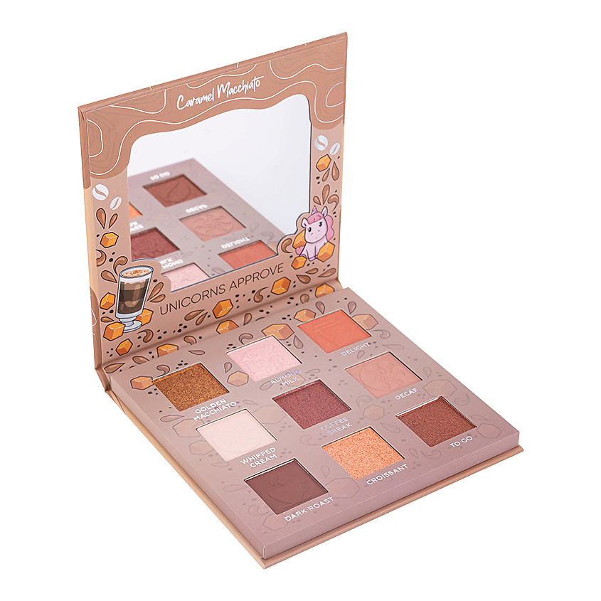 UNICORNS APPROVE Палетка теней Caramel Machiatto купить по цене