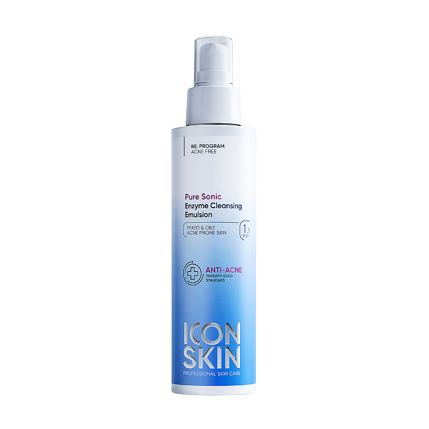 ICON SKIN Очищающая энзимная эмульсия для умывания Pure Sonic Enzyme Cleansing Emulsion – фото 1