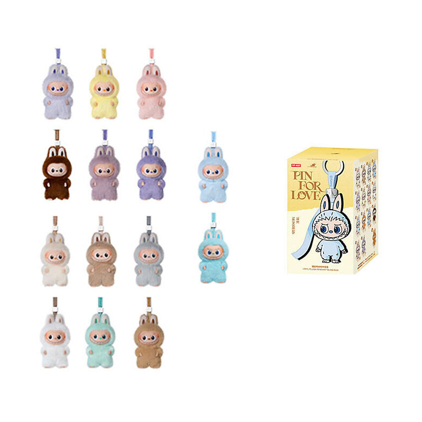 POP MART Плюшевая подвеска Pin For Love POP MART The Monsters LABUBU 4.0 – фото 1