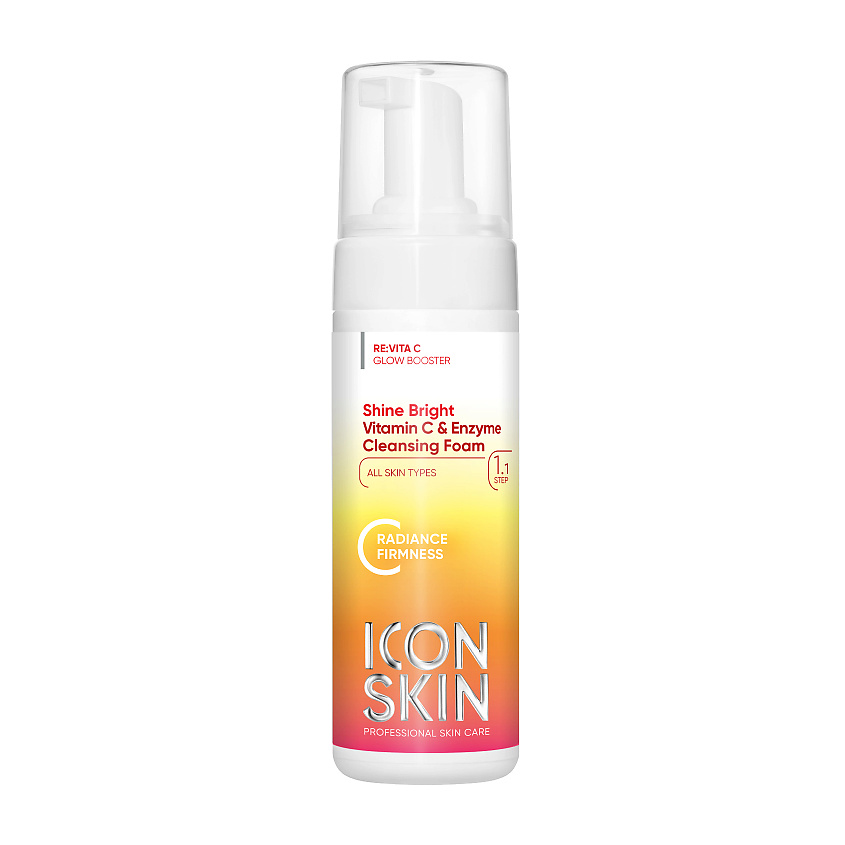 ICON SKIN Пенка для умывания с витамином С и энзимами Shine Bright Cleansing Foam – фото 1
