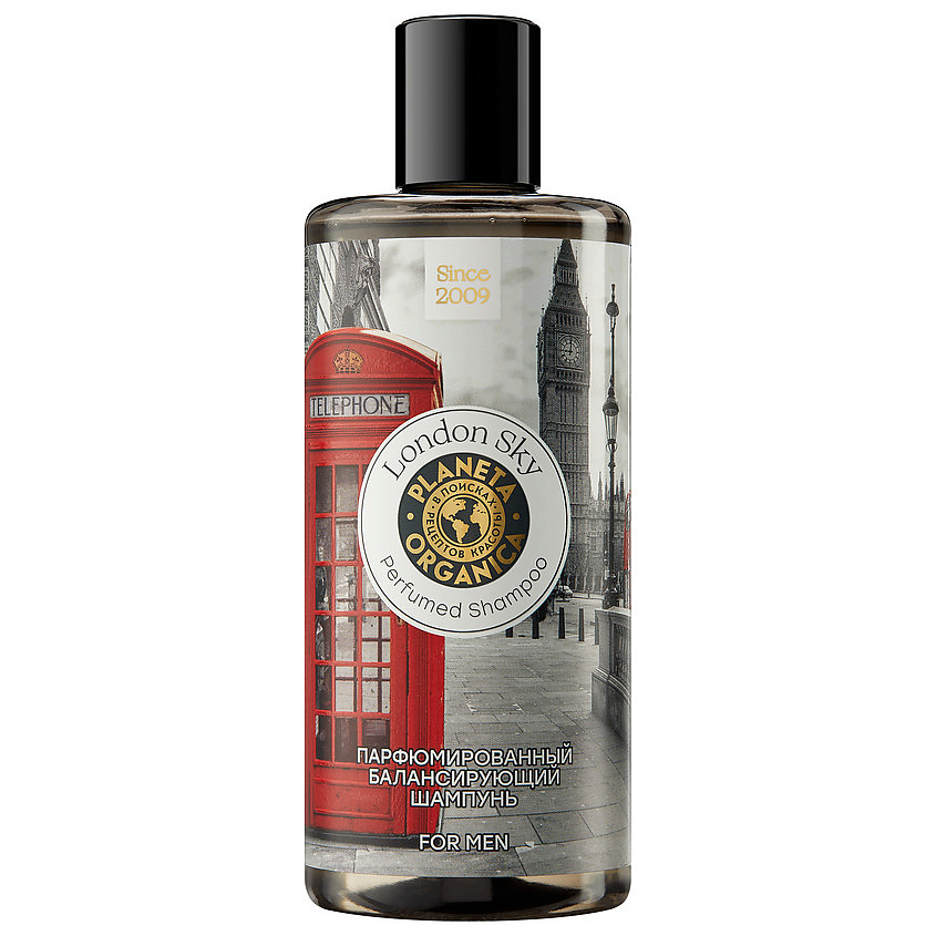 PLANETA ORGANICA Шампунь London Sky Perfumed Shampoo for Men – фото 1
