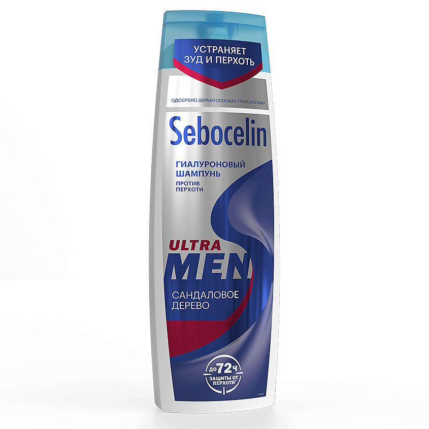 LIBREDERM Гиалуроновый шампунь против перхоти Сандаловое дерево Sebocelin Men – фото 1