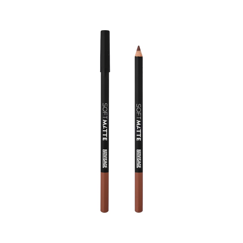 LUXVISAGE Карандаш для губ SOFT MATTE, тон 611 Brow Nude – фото 1