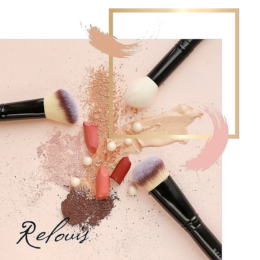 RELOUIS Кисть косметическая №9 для контурирования PRO Contouring Brush – фото 8