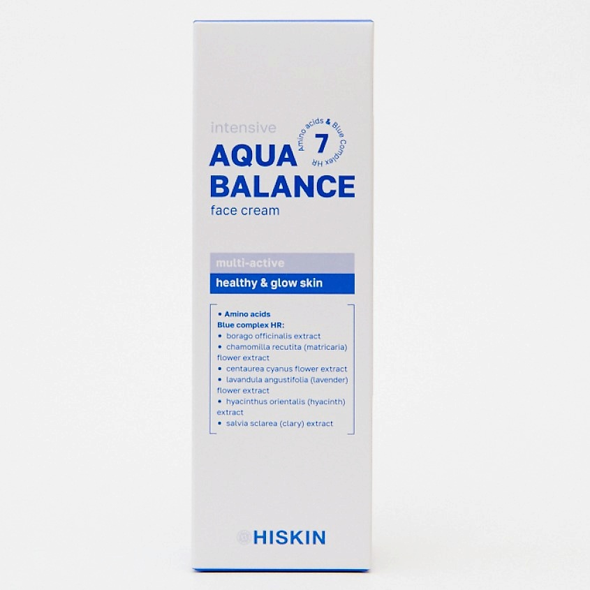 HISKIN Крем для лица ультраувлажняющий с Витаминами и Фитокомплексом AQUA BALANCE – фото 2