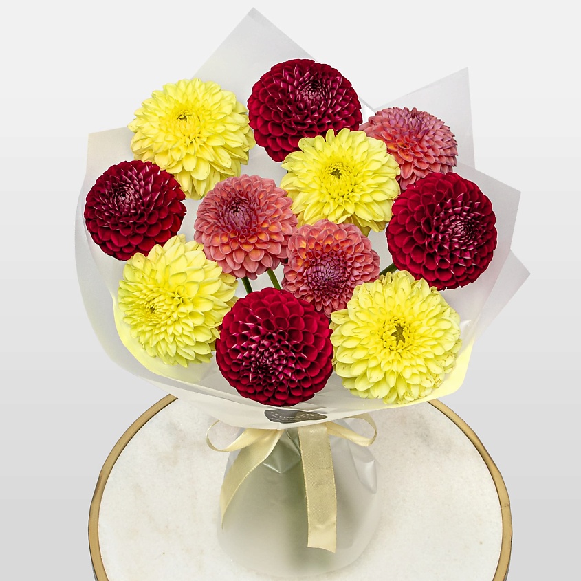 STUDIO FLORISTIC Букет из Георгин «Осенний Карнавал» – фото 3