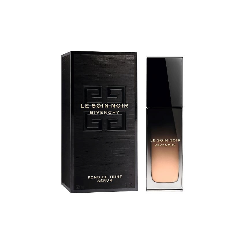 GIVENCHY Исключительный восстанавливающий уход за кожей - тональный крем-сыворотка Le Soin Noir Foundation Serum – фото 2