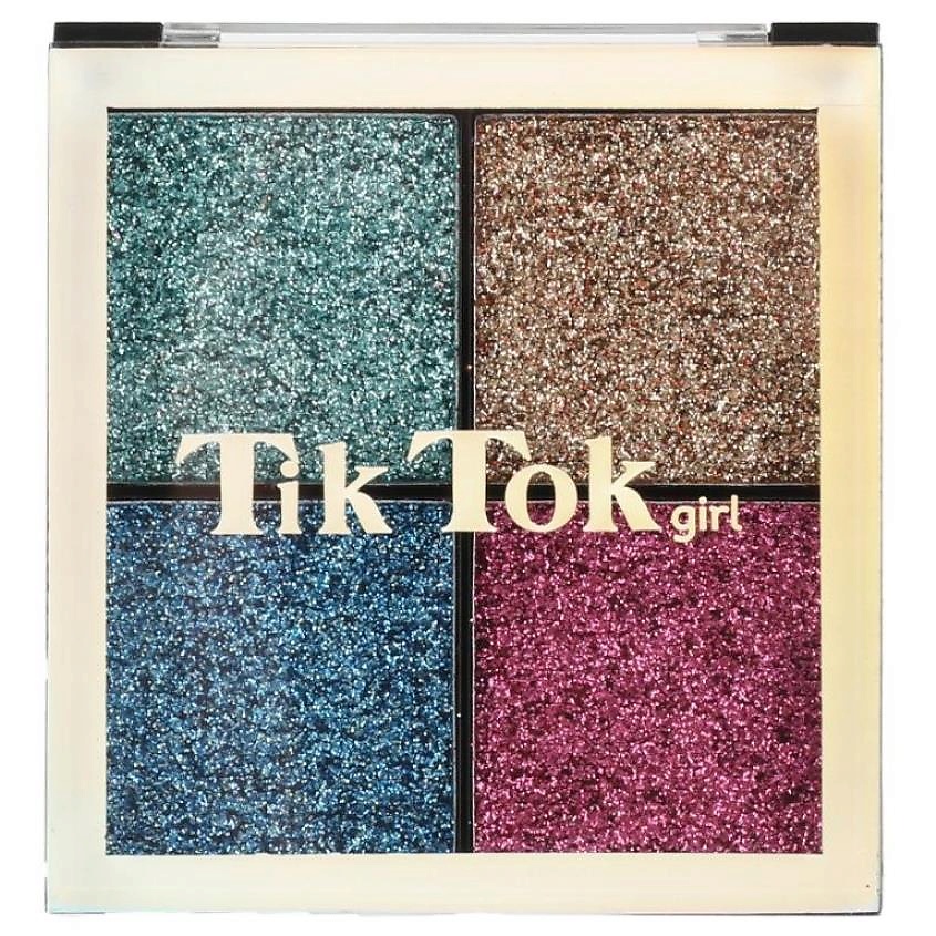 TIK TOK GIRL Тени для век с блестками – фото 2